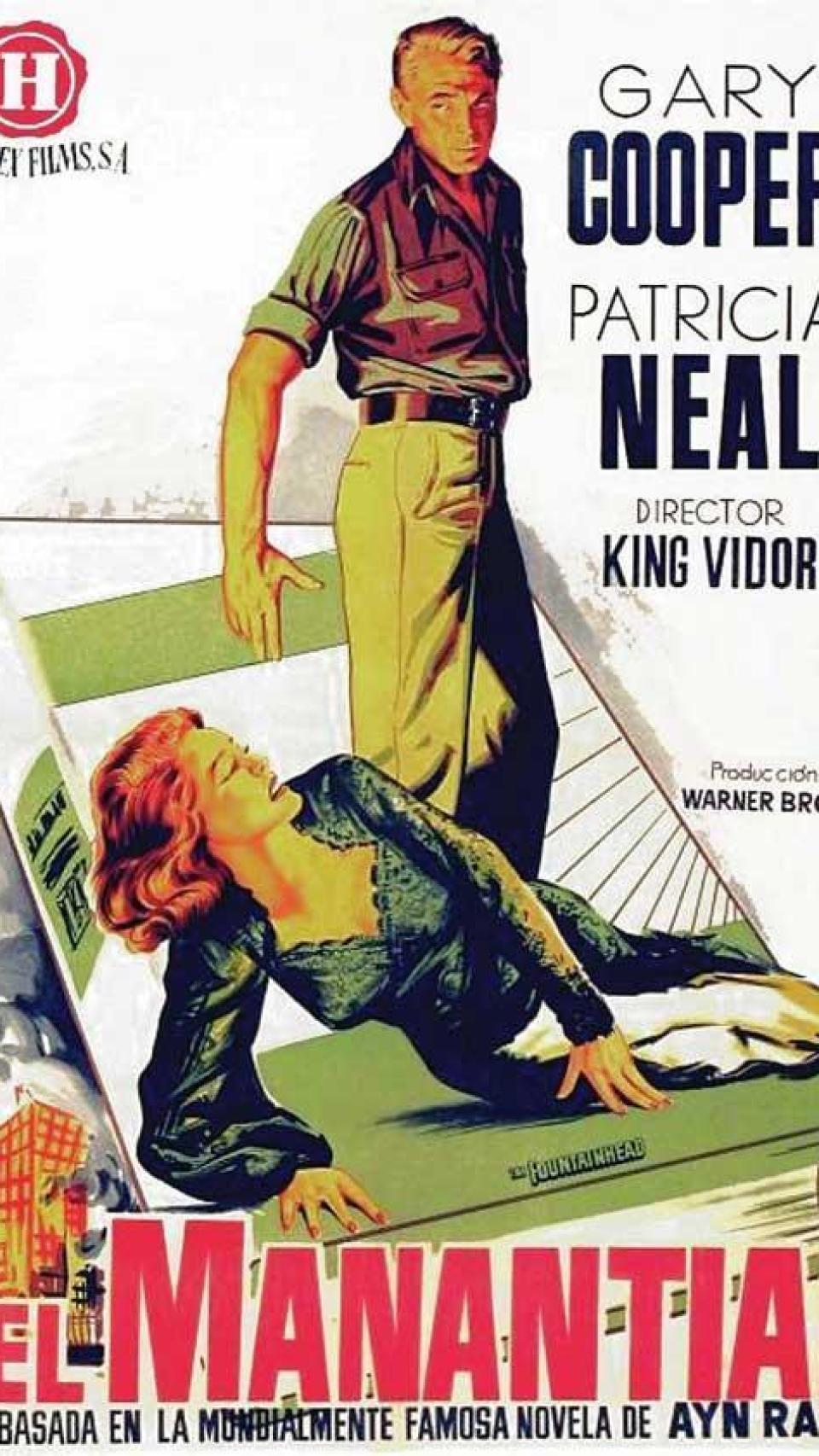 Cartel de la película 'El manantial'