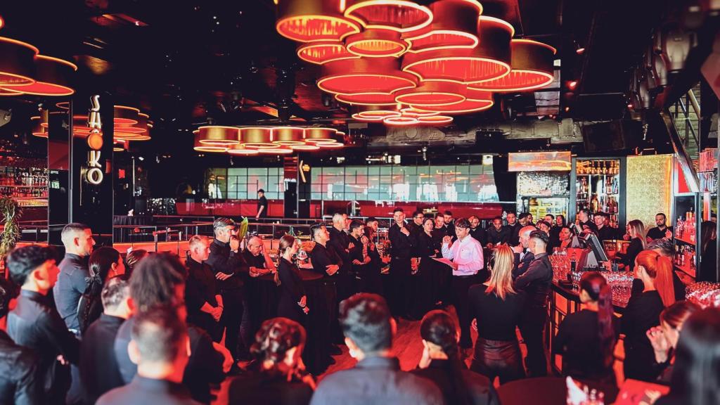 Una foto de archivo de una discoteca de Barcelona