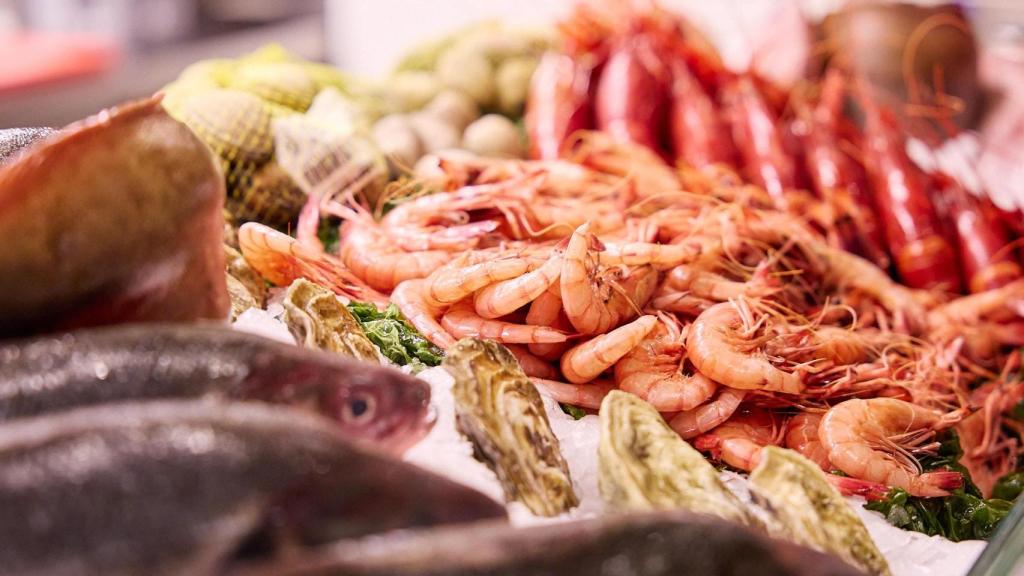 Plat de marisc d'un dels restaurants del Balcó Gastronòmic del Port Olímpic