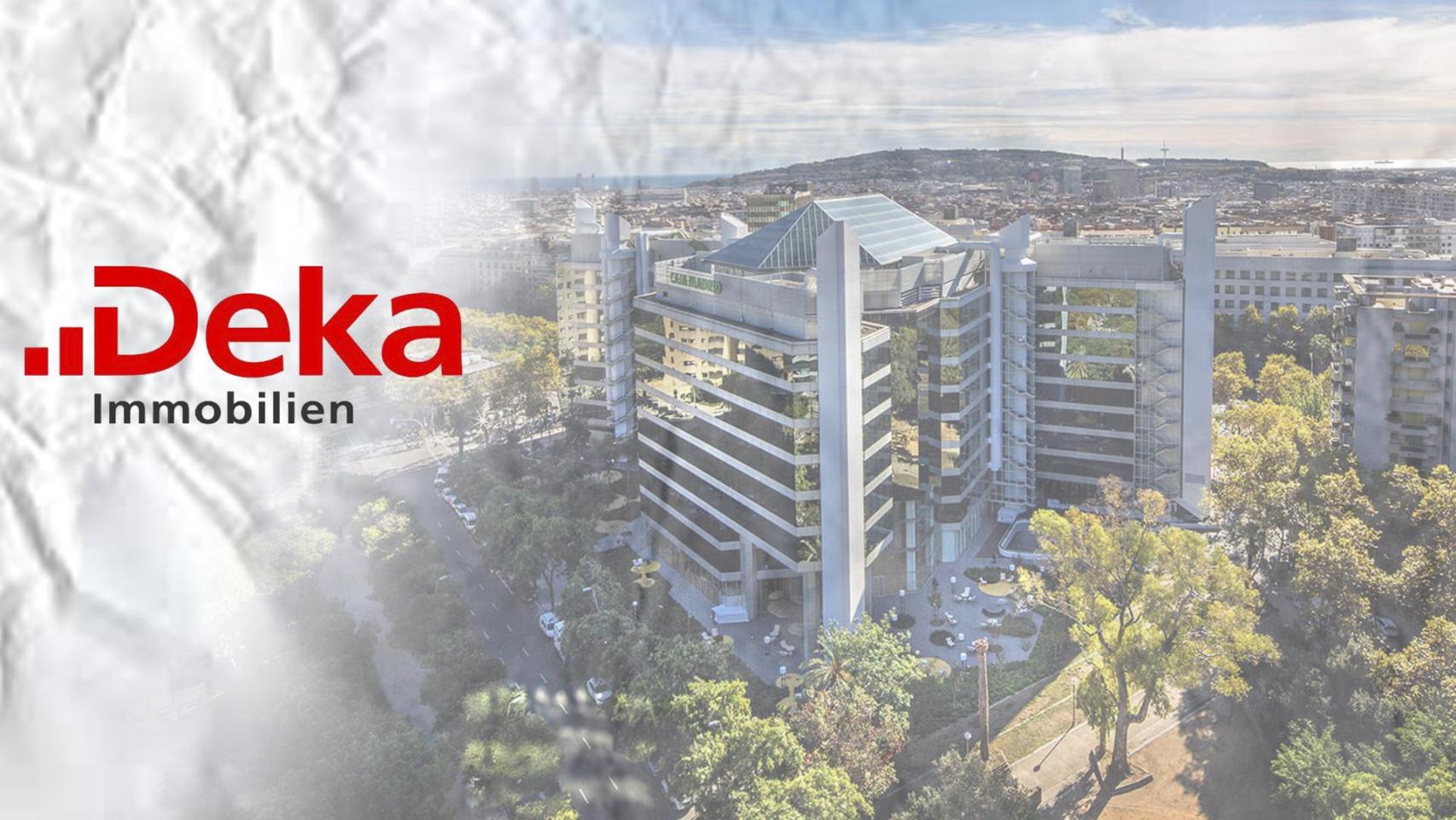 Deka Immobilien y edificios de oficina de Barcelona (fotomontaje)