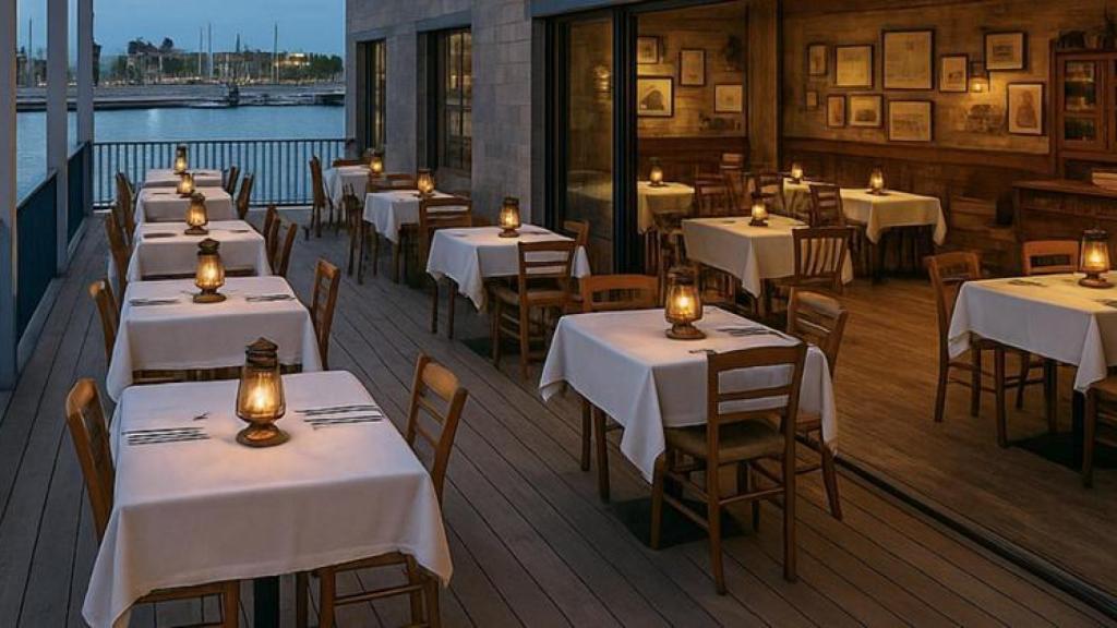 'Renders' del futuro restaurante de la Llotja de Pescadors