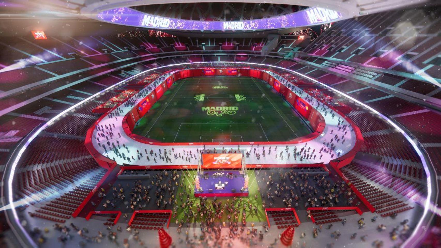 'Madrid on Ice' en el Riyadh Air de Metropolitano