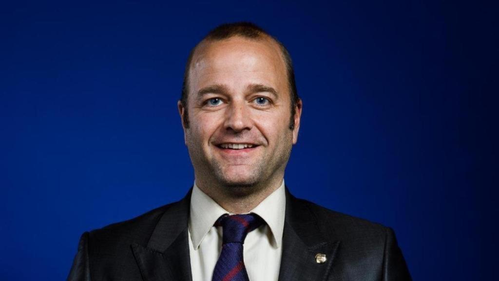 Xavier Vilajoana, durant la seva etapa com a directiu del Barça