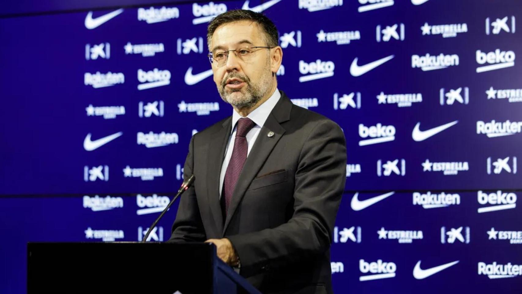 Josep Maria Bartomeu anuncia su dimisión como presidente del Barça en octubre de 2020
