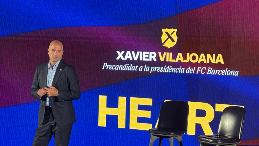Xavi Vilajoana presenta su candidatura a las elecciones del Barça