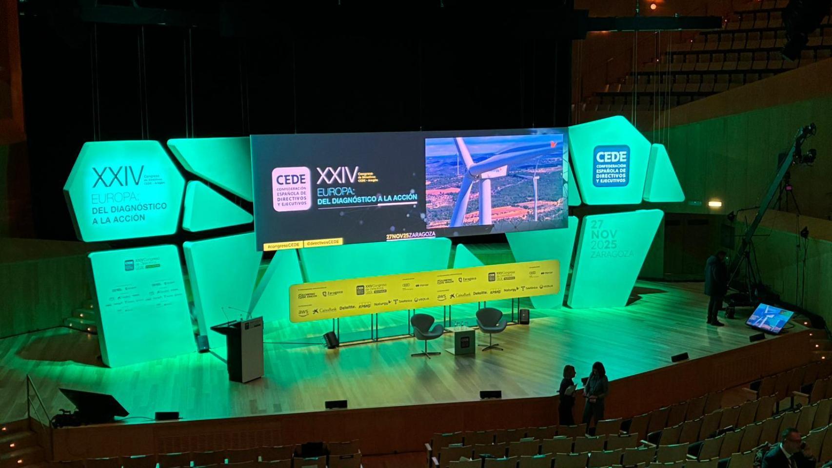 El escenario del Congreso de Directivos CEDE