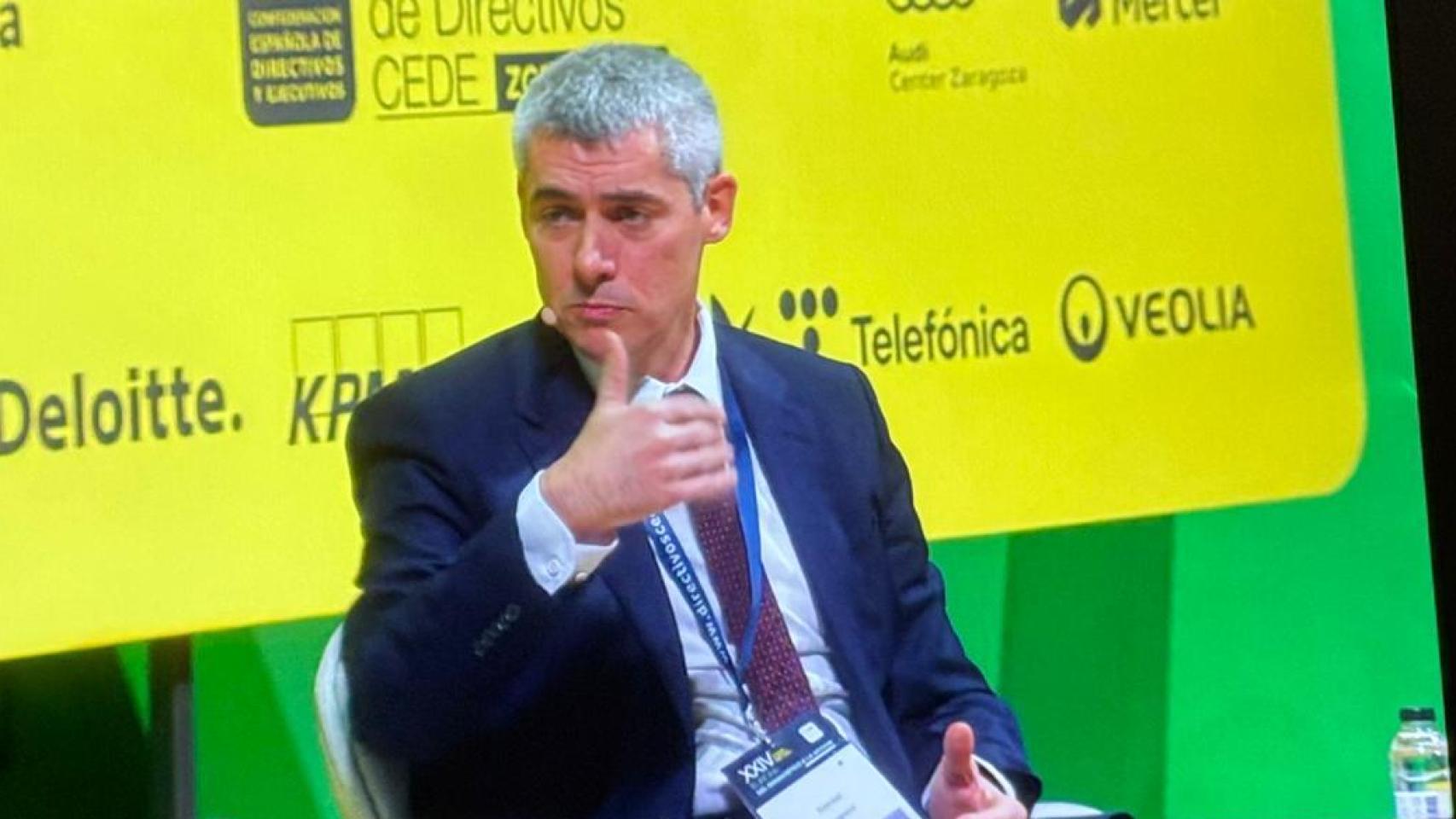 Daniel Tugues (Veolia), en el Congreso de Directivos CEDE