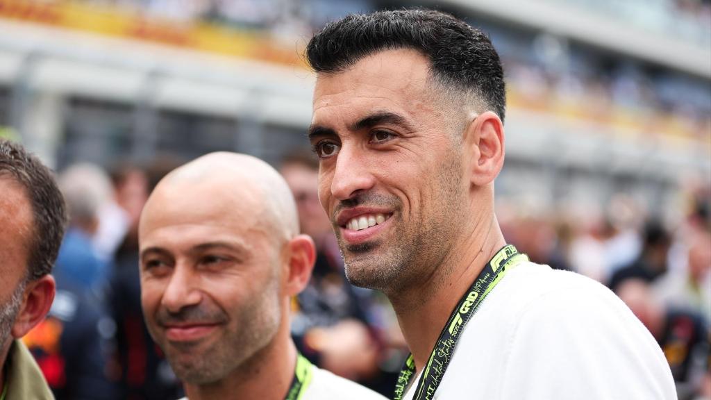 Sergio Busquets, en el reciente Gran Premio de F1 en Miami / EP