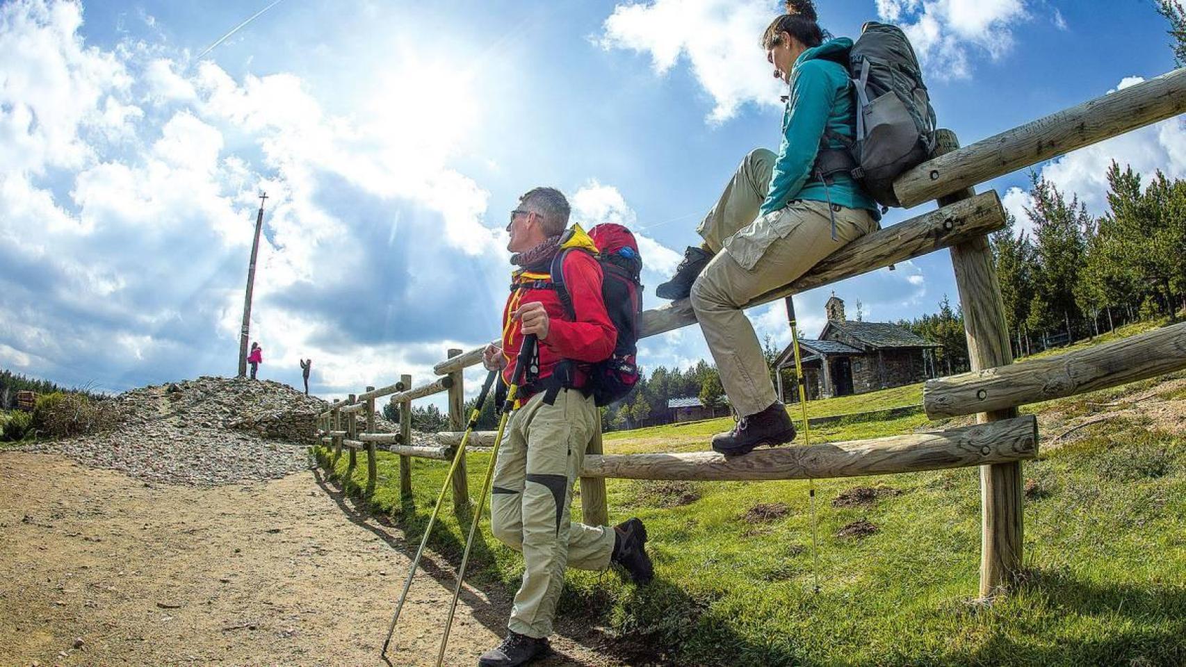 Peregrinos en el Camino de Santiago