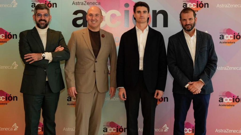 De izquierda a derecha: César Velasco, Rick R. Suárez, Adrián Goritxo y Andrés Saborido