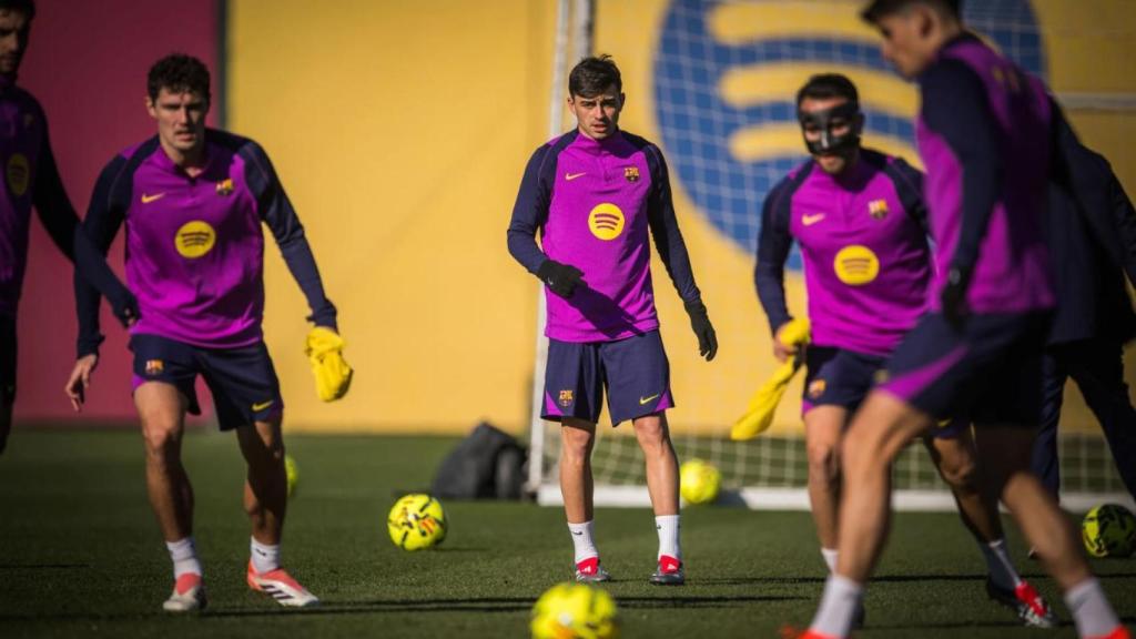 Pedri, de vuelta en los entrenamientos del Barça en la previa del Alavés
