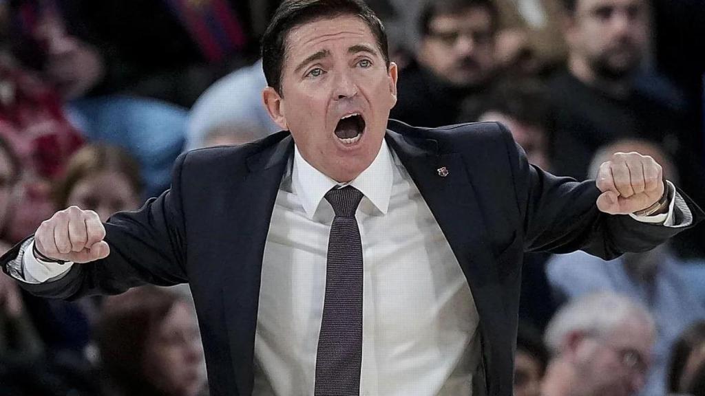Xavi Pascual, entrenador del Barça de basket