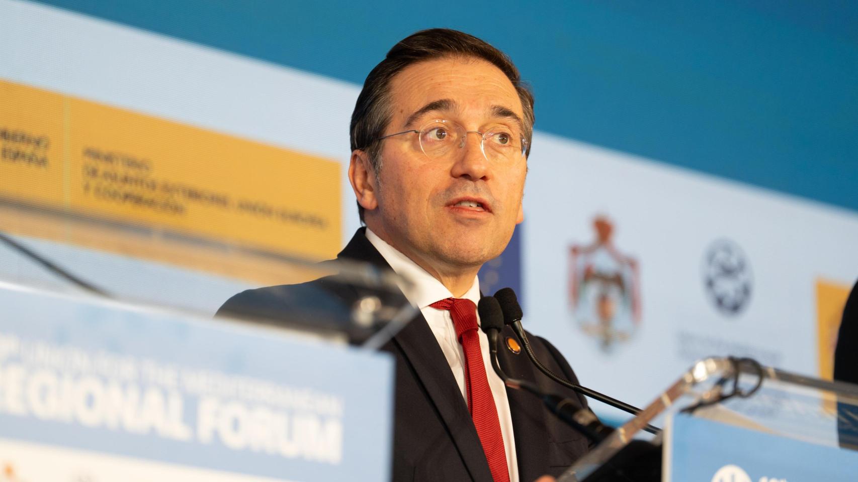 El ministro de Exteriores, José Manuel Albares, en el 10º Foro Regional de la Unión por el Mediterráneo (UpM)