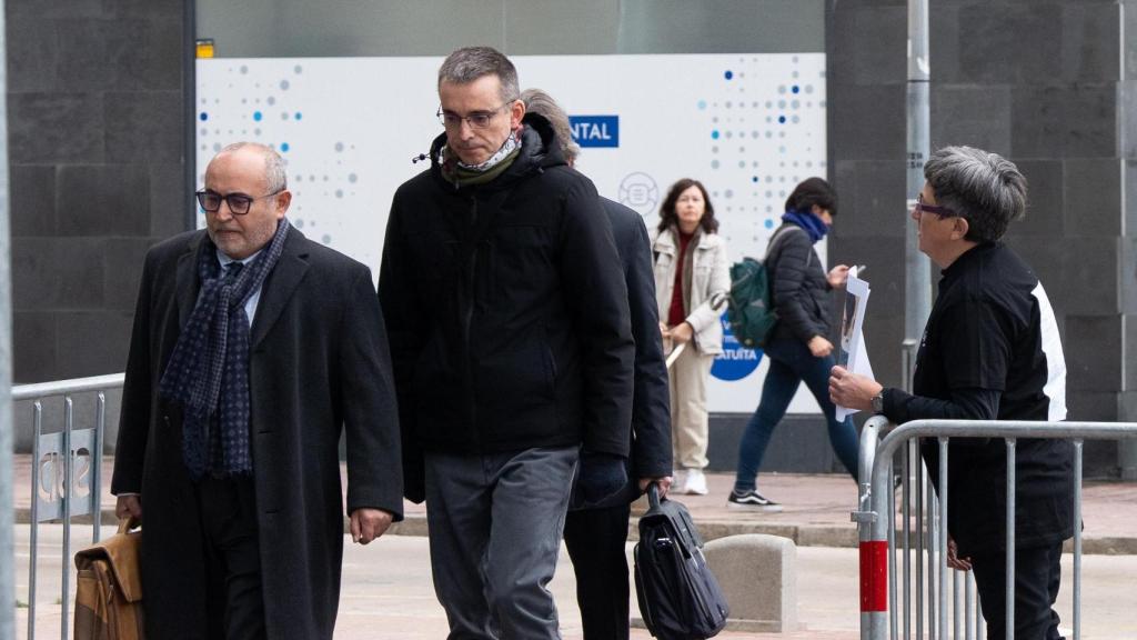 Santi Laiglesia, a su llegada al juzgado de Sabadell