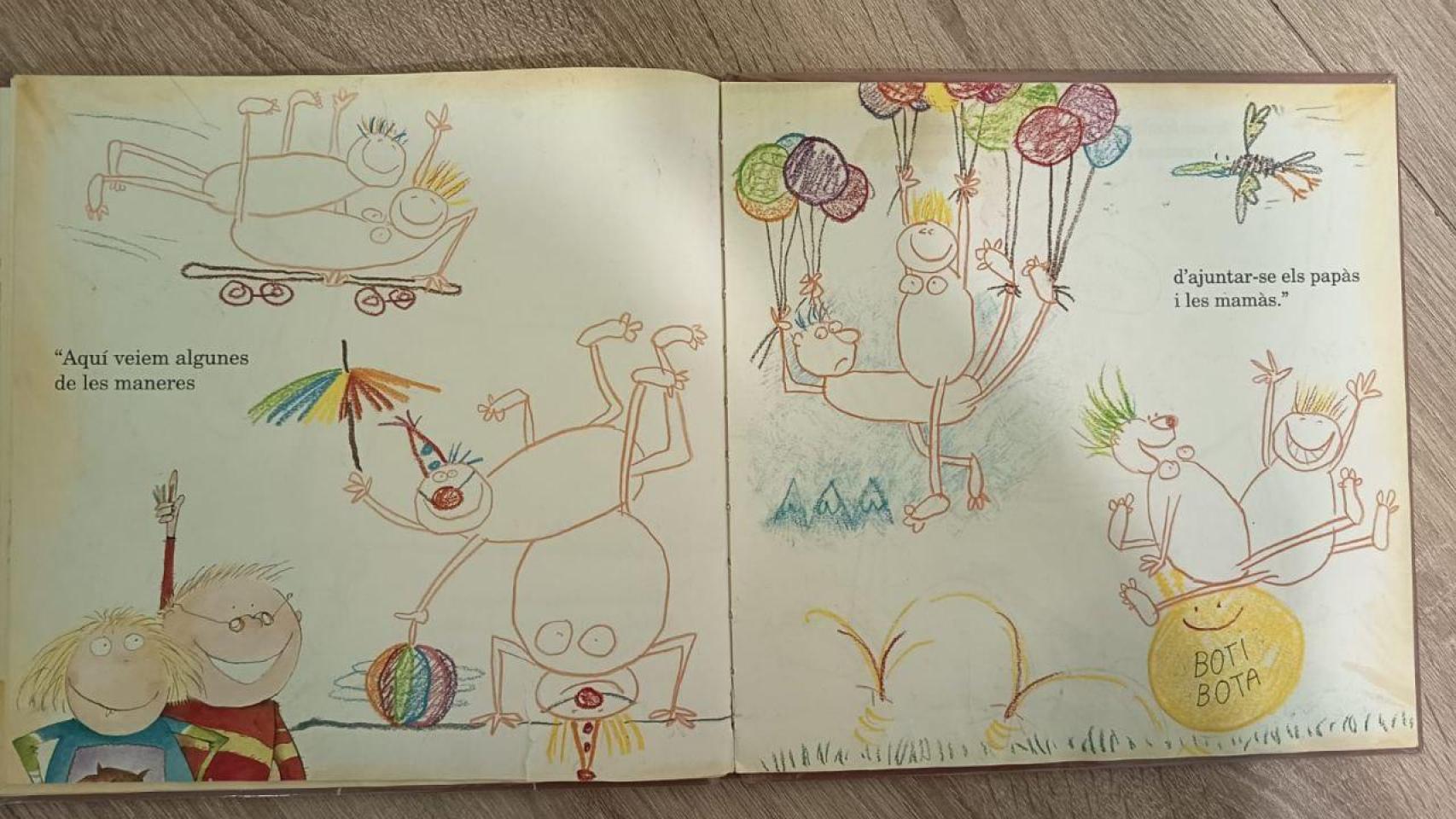 Interior del libro ¡Mamá ha puesto un huevo! O cómo se hacen los niños