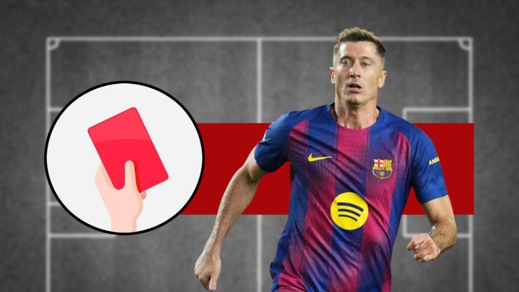 Tarjeta roja: Robert Lewandowski
