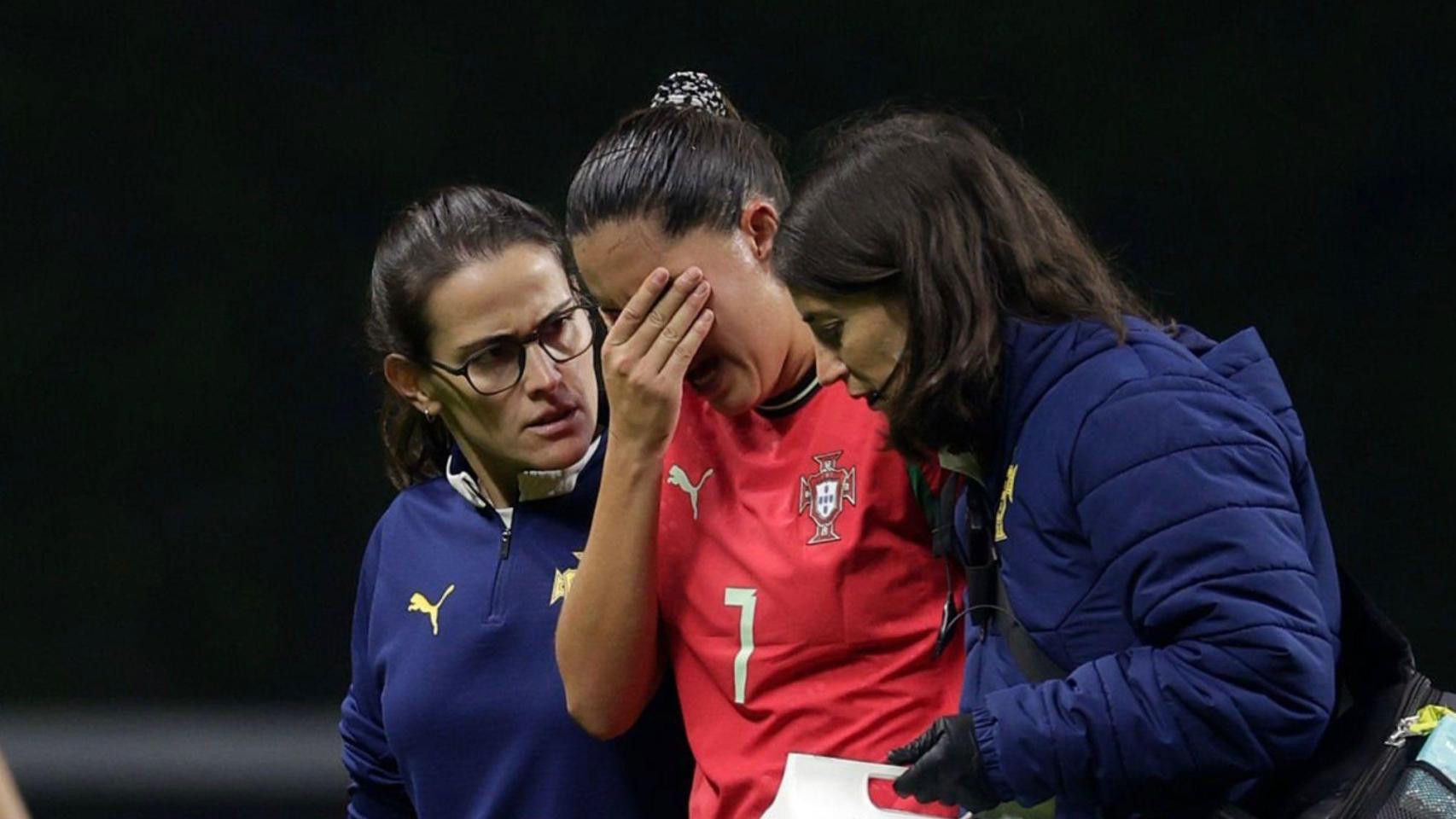 Kika Nazareth abandona el Portugal-Países Bajos por lesión