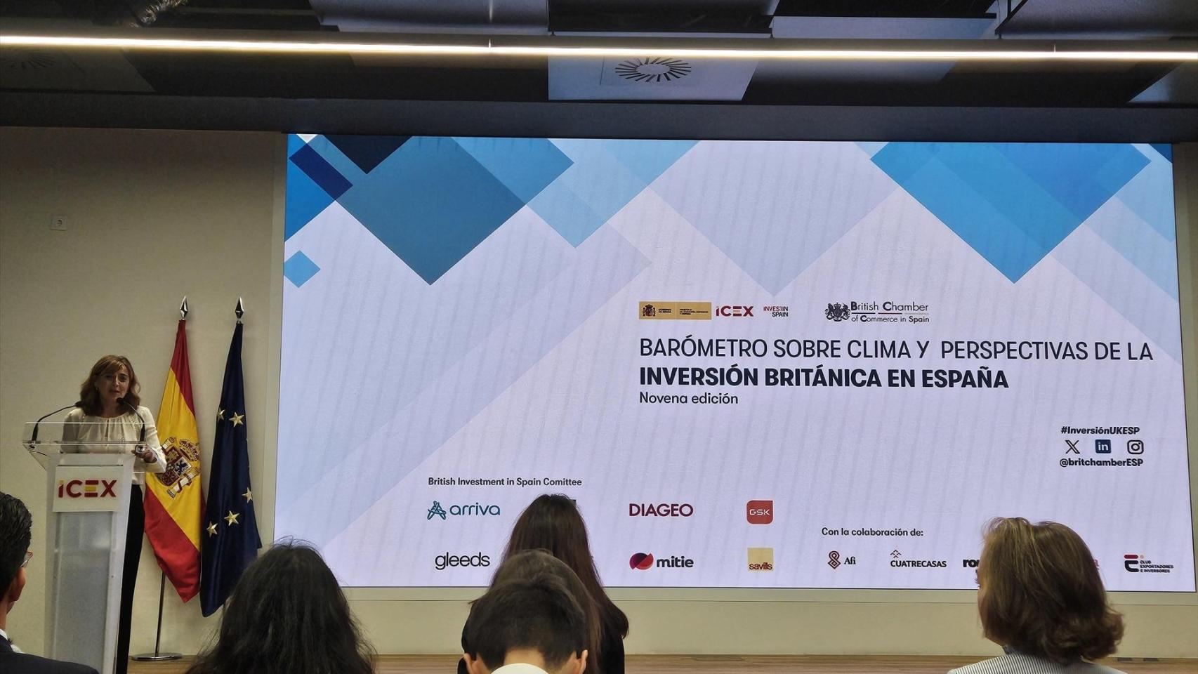 Presentación del Barómetro sobre perspectivas de la inversión británica en España