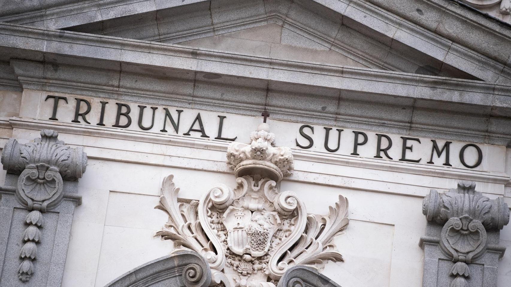 Detalle de la fachada del Tribunal Supremo / EP