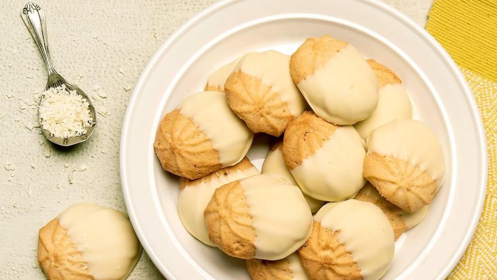 Pastas de chocolate blanco del Convento de Santa María de Jerusalén