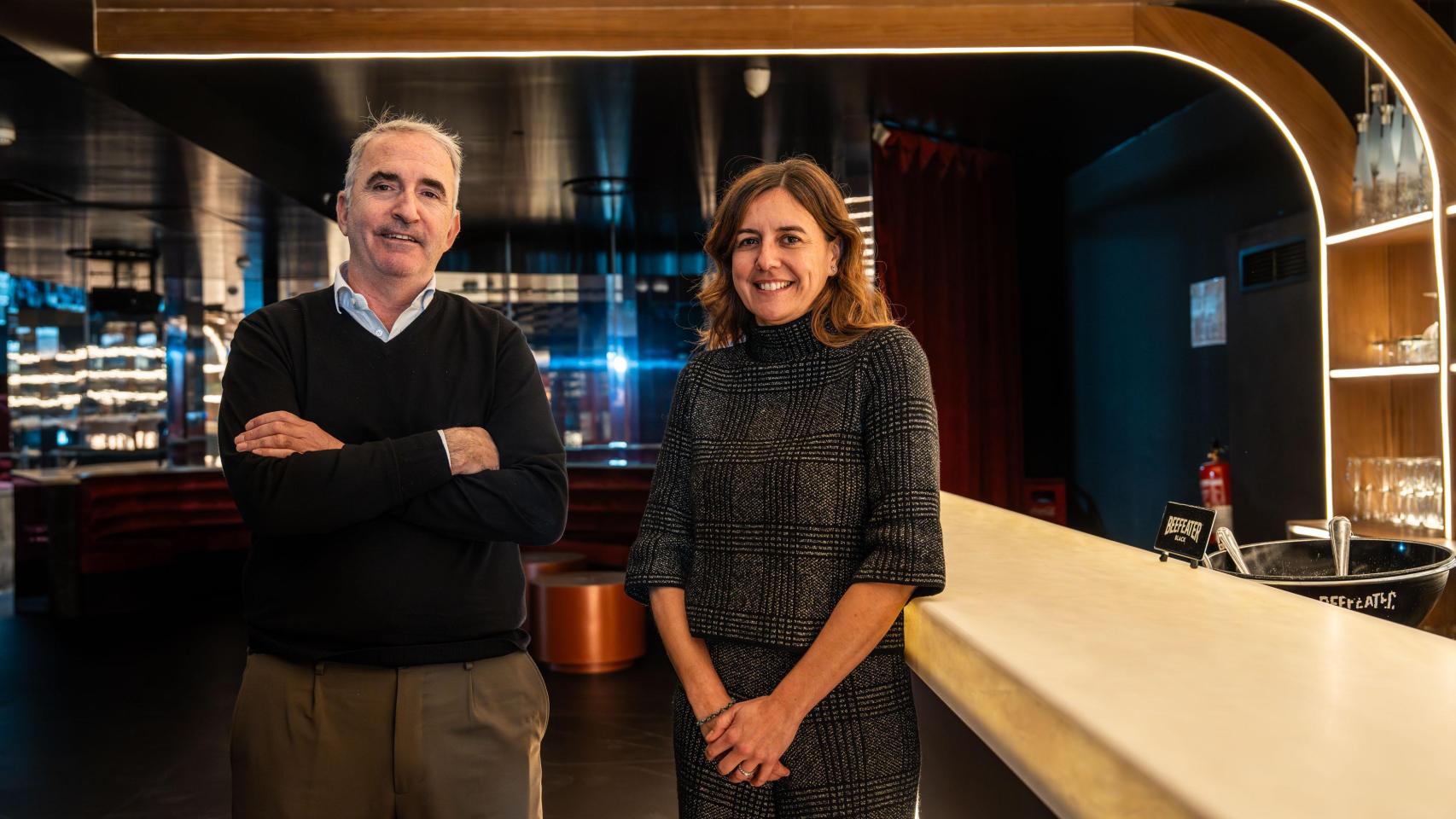 Joaquim Frigola, CEO de ConstruNext, y la arquitecta Marta Badia, también project manager