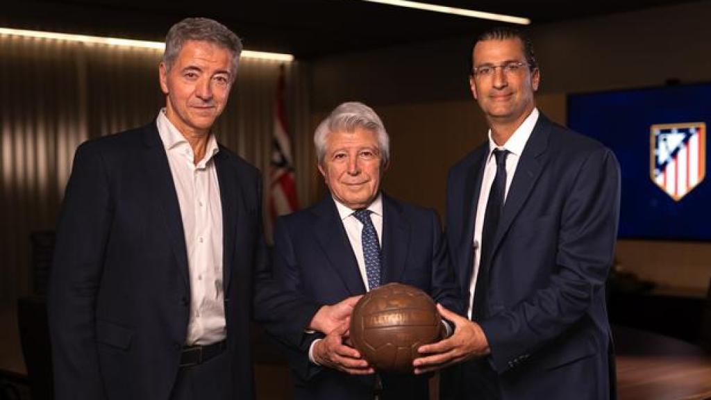 Miguel Ángel Gil Marín, Enrique Cerezo y Robert Givone, socio de Apollo