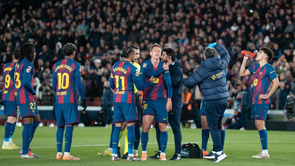 El Barça, preocupat pel dolor a l'espatlla de Dani Olmo