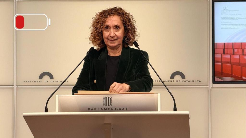 Ester Capella, portavoz de ERC en el Parlament,