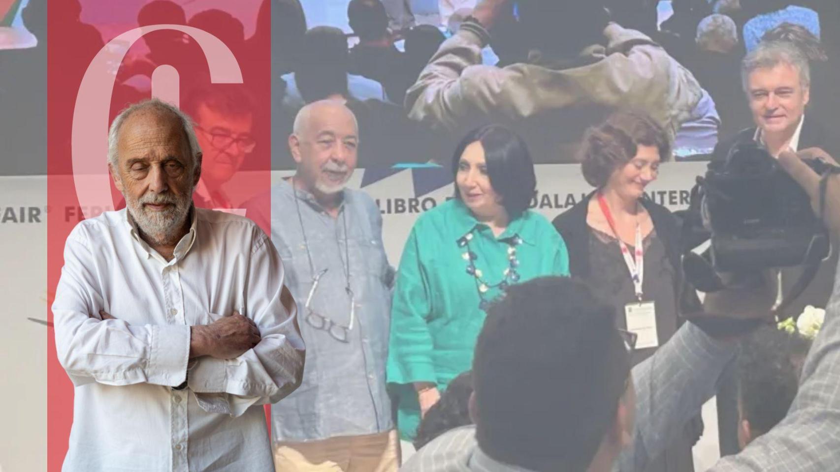 Josep Maria Cortés y escritores en la feria del libro de Guadalajara (México)