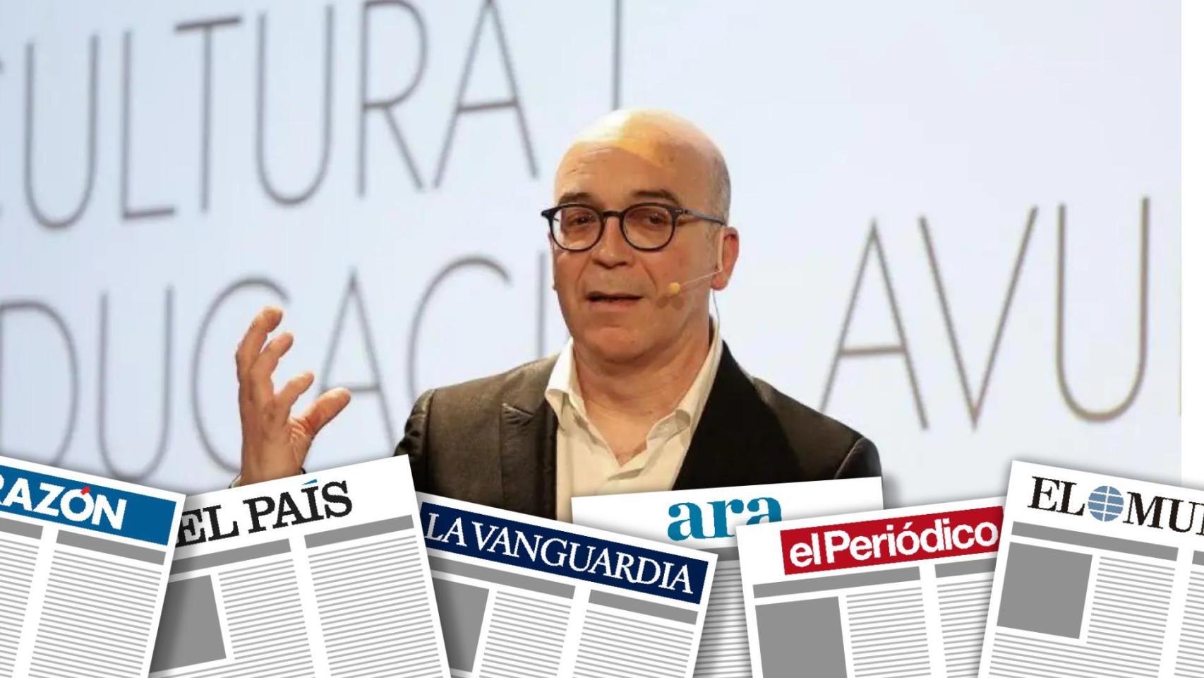 Fotomontaje con Oriol Soler