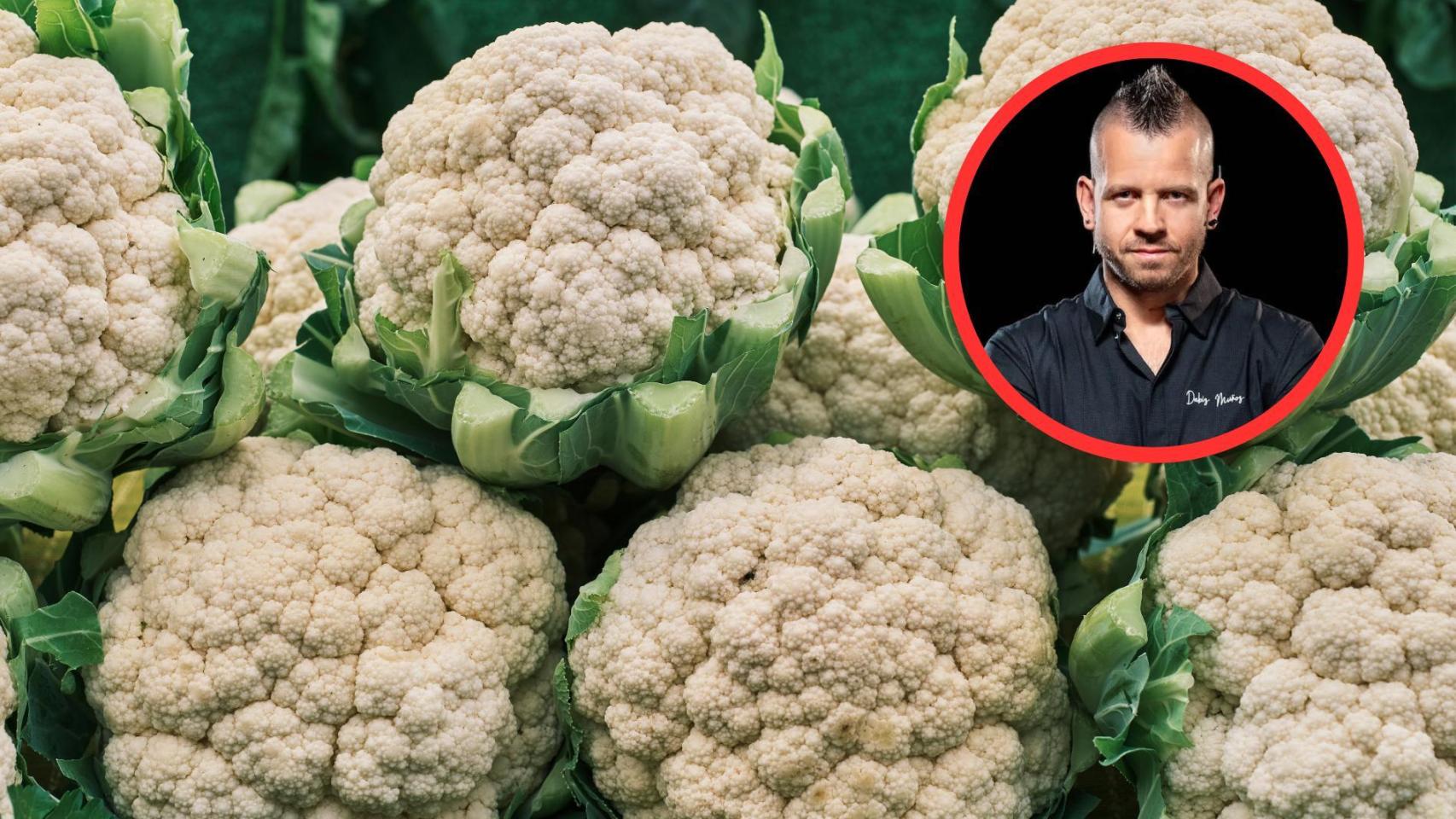 Dabiz Muñoz y coliflor