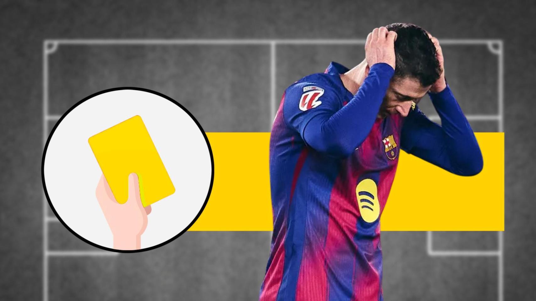 Tarjeta amarilla: Robert Lewandowski