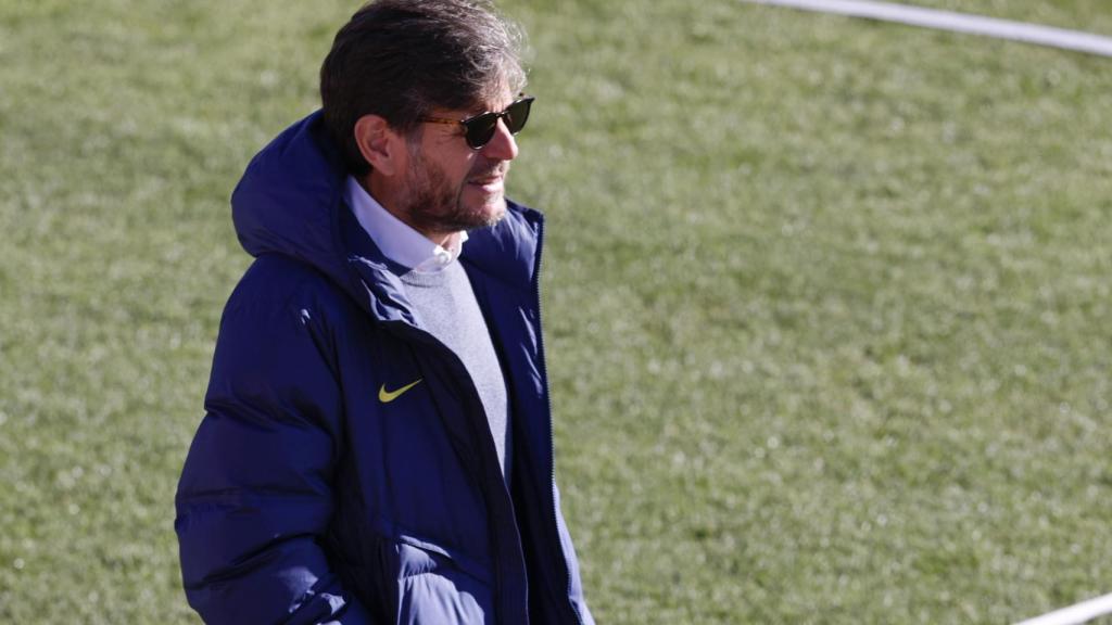 Mateu Alemany, en un entrenament de l’Atlètic de Madrid