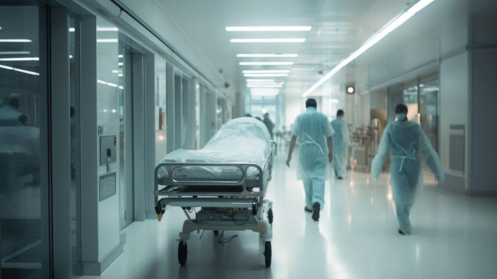 Personal sanitario en un hospital