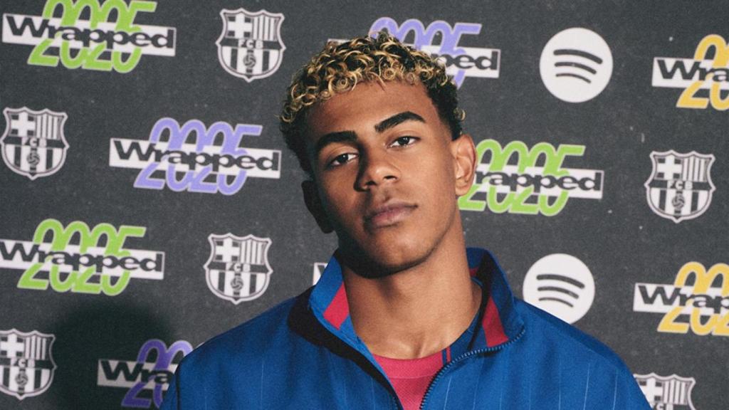 Lamine Yamal, en el 'wrapped' 2025 de Spotify