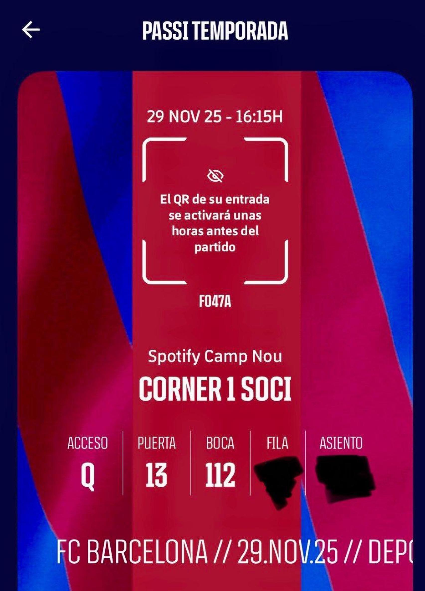 La aplicación Socios colapsa y no envía el código QR a los aficionados, antes del Barça-Alavés