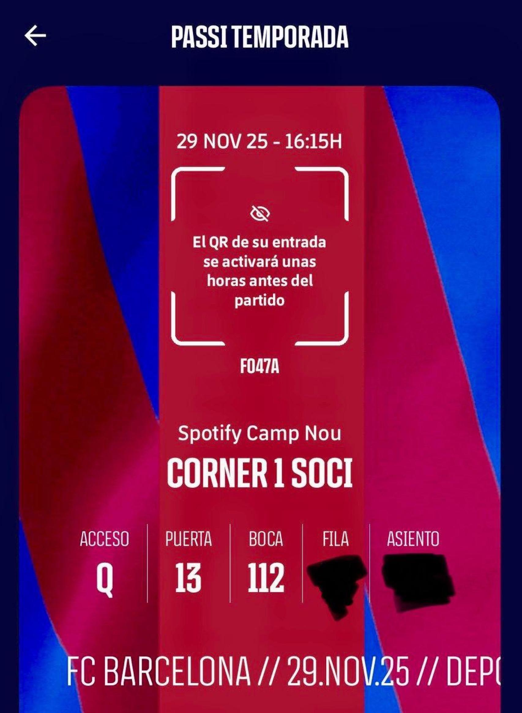 La aplicación Socios colapsa y no envía el código QR a los aficionados, antes del Barça-Alavés