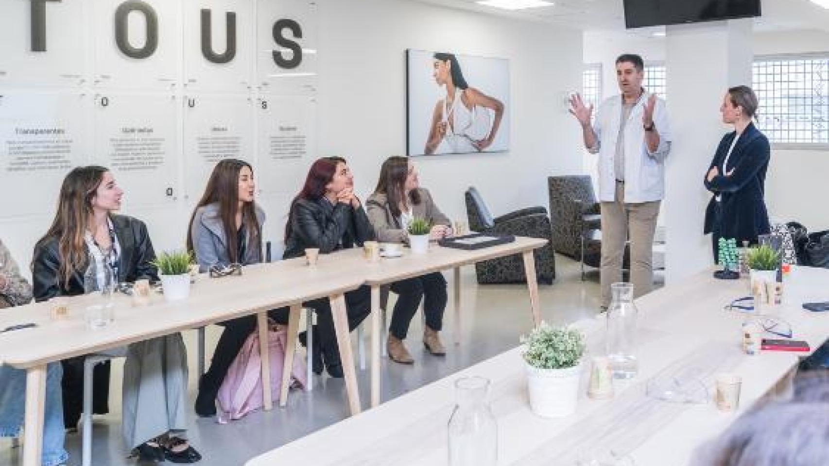 Una clase de la formación de TOUS-Elisava