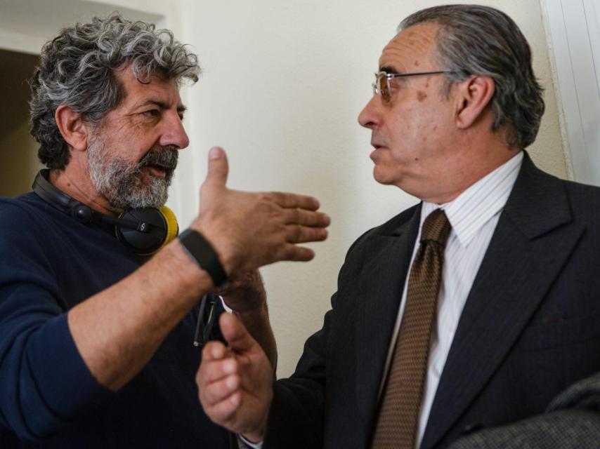 Alberto Rodríguez durante el rodaje.