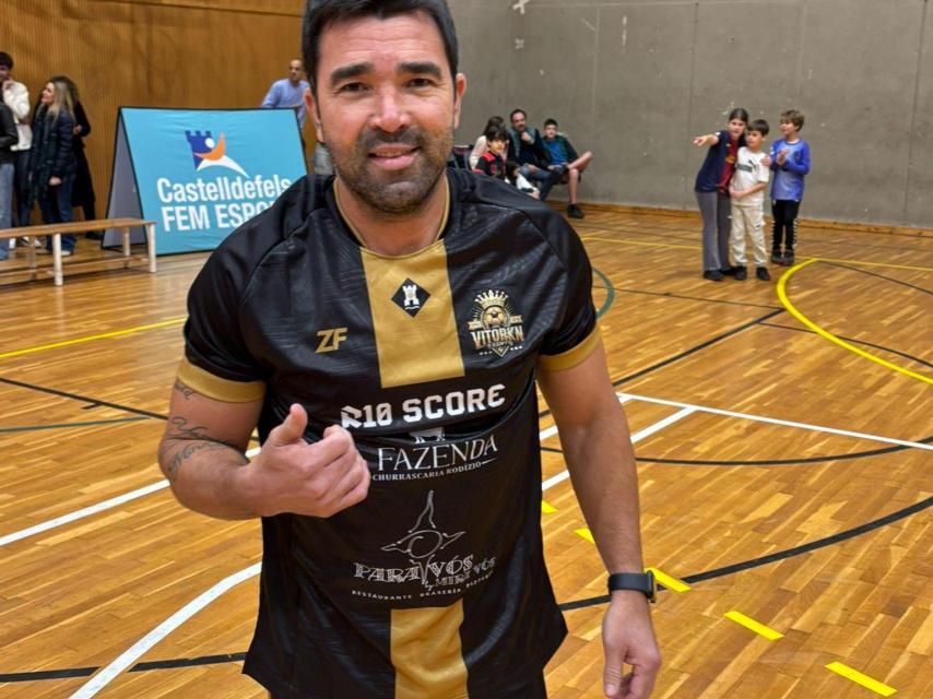 Deco al partit de les estrelles de Castelldefels