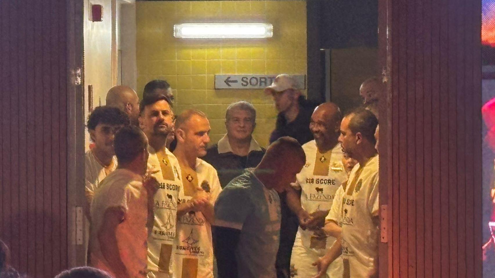 Joan Laporta en 'El Partido de las Estrellas' de Castelldefels