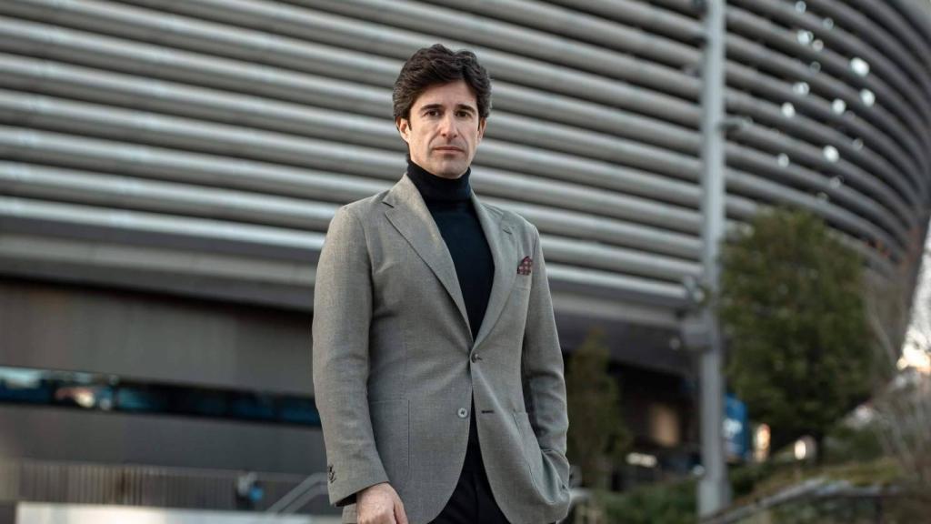 Jaime Martín, CEO de Montaraz, frente al Bernabéu