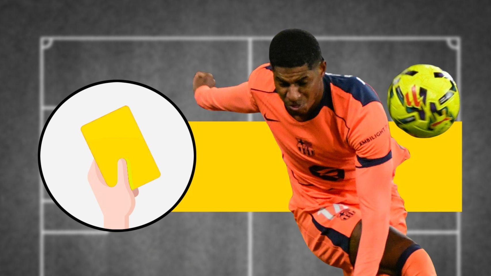 Tarjeta amarilla: Marcus Rashford