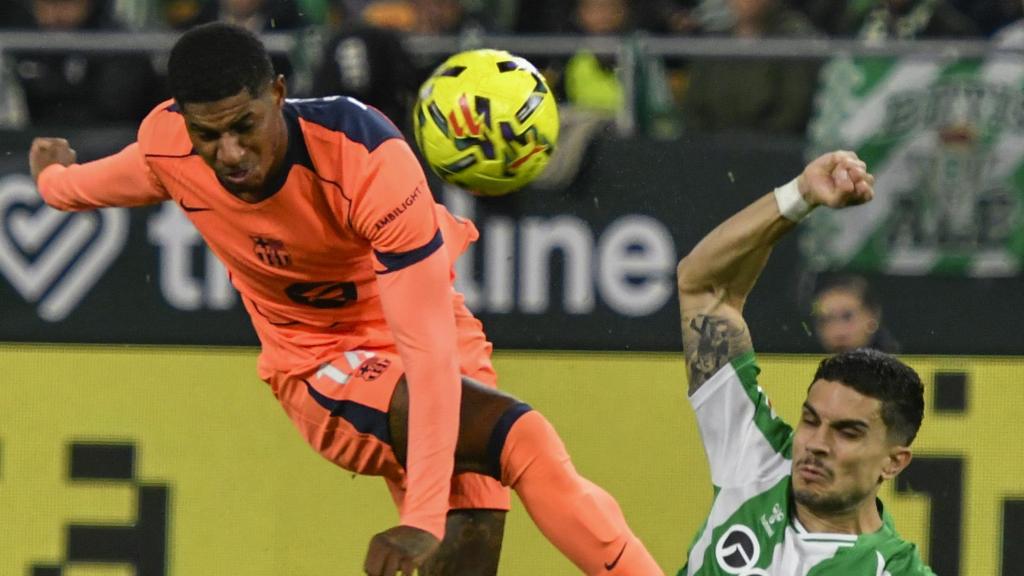 Marcus Rashford al Betis-Barça de la Lliga