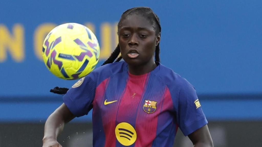 Aïcha Cámara en el Barça Femenino-Tenerife de la Liga F