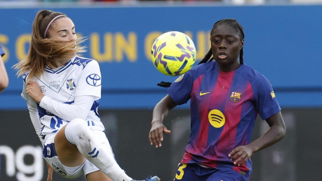 Aïcha Cámara al Barça Femení-Tenerife de la Lliga F