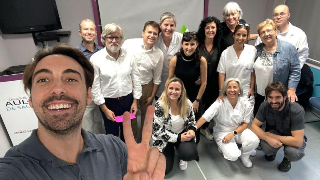 L'equip directiu de Grup Clínica Bofill, en una formació