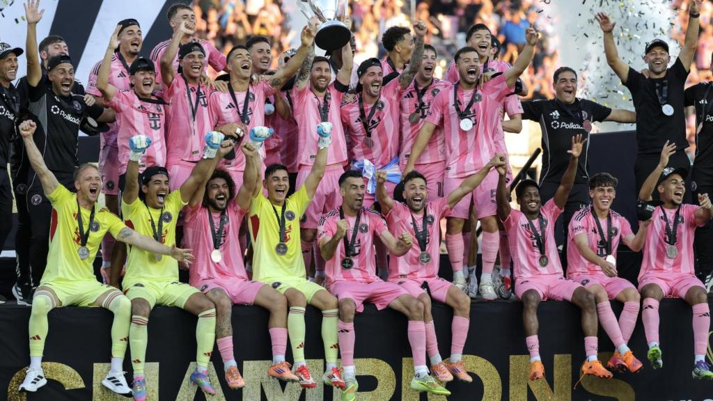 El Inter Miami celebra el título de la MLS
