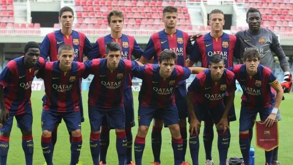 La plantilla del Juvenil A del Barça en la temporada 2014-15