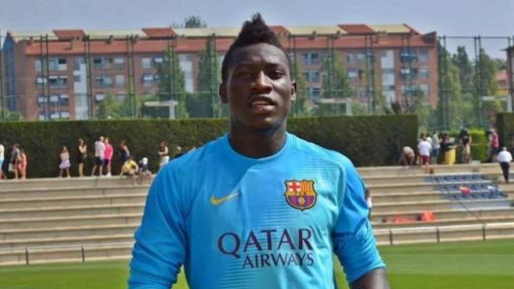 André Onana al Juvenil A del Barça